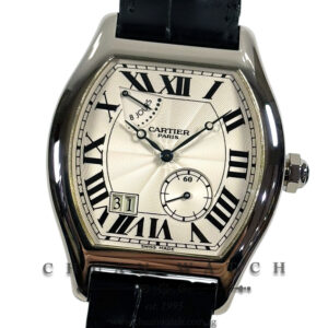 Cartier Tortue XL 'CPCP' 8-Days White Gold 38mm W1545951 - Discontinued