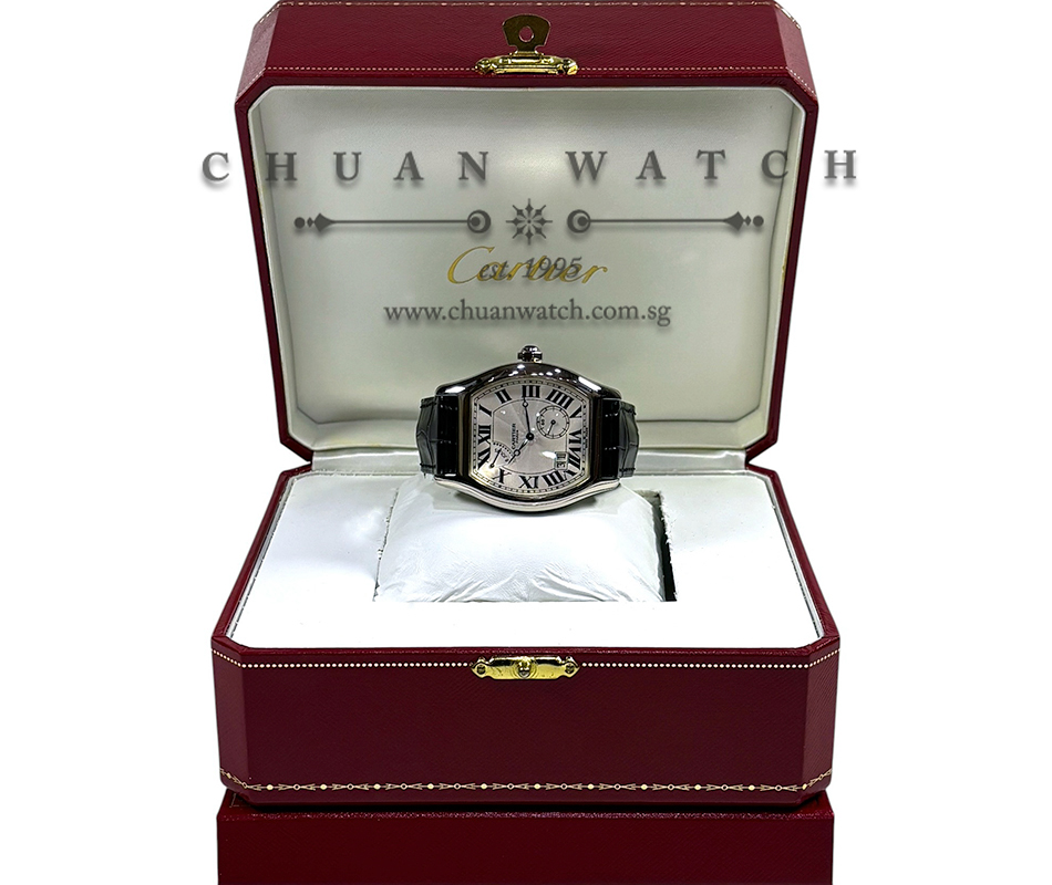 Cartier Tortue XL 'CPCP' 8-Days White Gold 38mm W1545951 - Discontinued - Image 2
