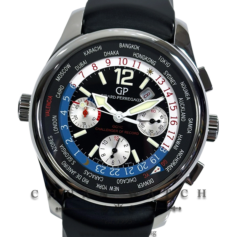 Girard-Perregaux WW.TC World Time Chronograph 'BMW Oracle Racing' 43mm 49800  (Limited Edition of 750 Pieces Only)