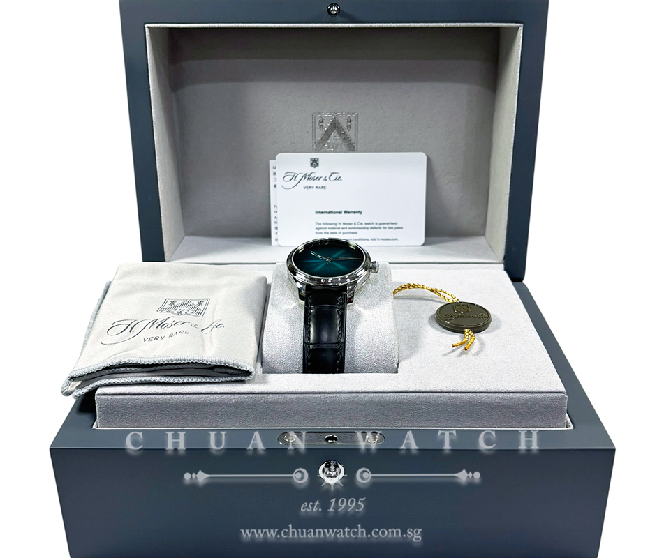 H. Moser & Cie Endeavour Centre Seconds Blue Lagoon 38mm 1200-1240 - Image 2