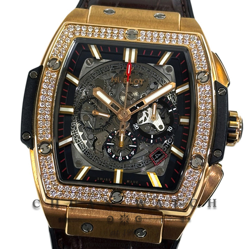 Hublot Spirit Of Big Bang King Gold Diamonds 45mm 601.OX.0183.LR.1104 - Discontinued