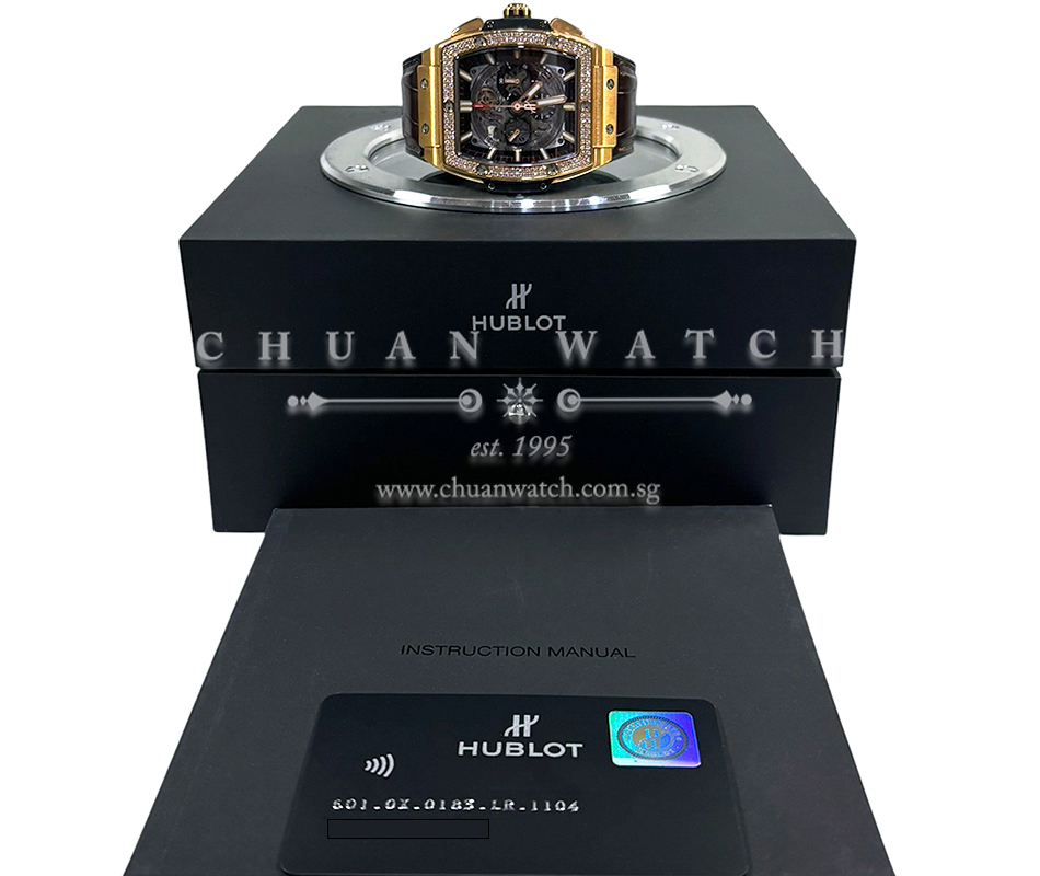 Hublot Spirit Of Big Bang King Gold Diamonds 45mm 601.OX.0183.LR.1104 - Discontinued - Image 2