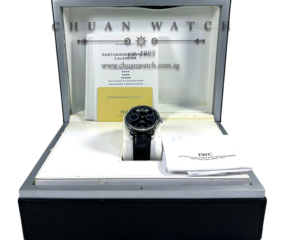 IWC Portugieser Annual Calendar Blue 44.2mm IW503502 - Discontinued - Image 2