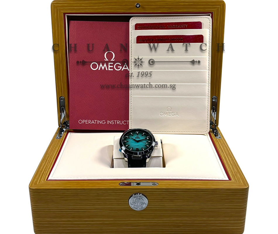 Omega Seamaster Aqua Terra 150M Co-Axial Master Chronometer 41mm 220.32.41.21.03.001 Turquoise - Image 2