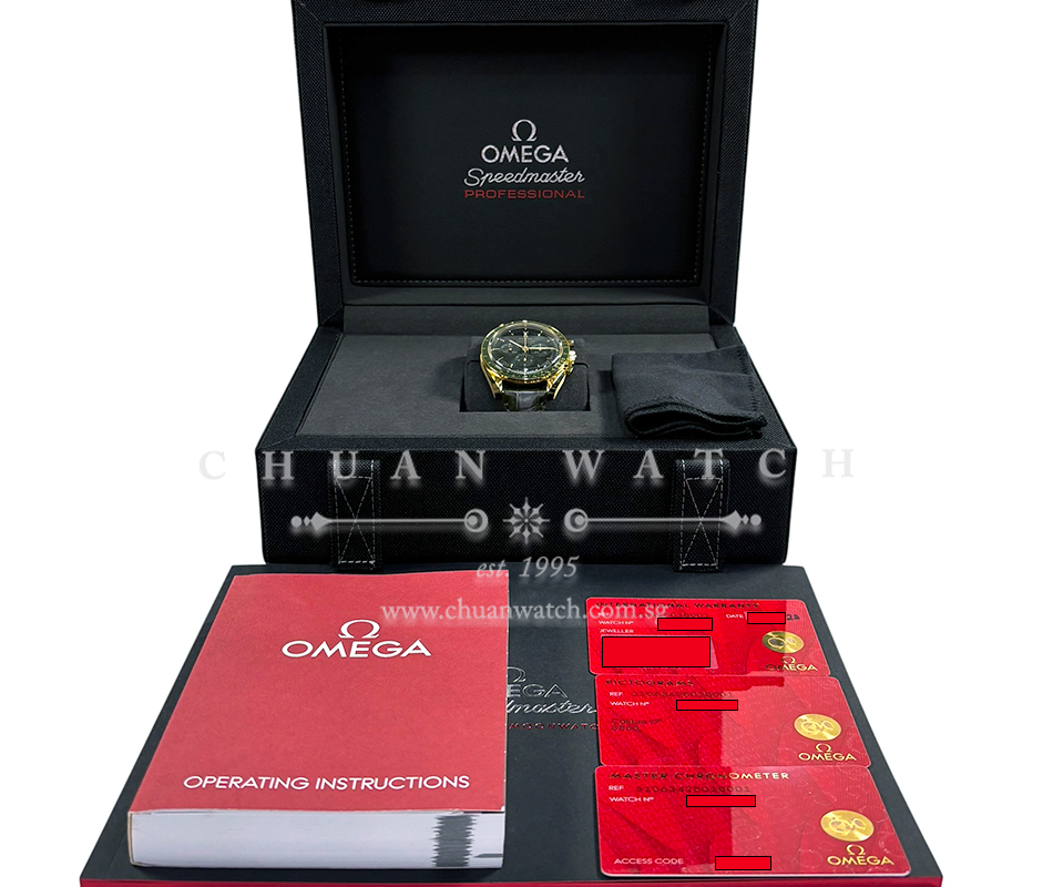 Omega Speedmaster Moonwatch Professional Moonshine Gold 42mm 310.63.42.50.10.001 Green - Image 2