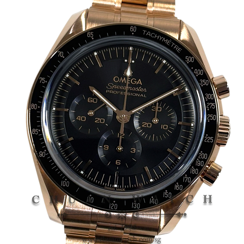 Omega Speedmaster Moonwatch Professional Sedna Gold 42mm 310.60.42.50.01.001 Black