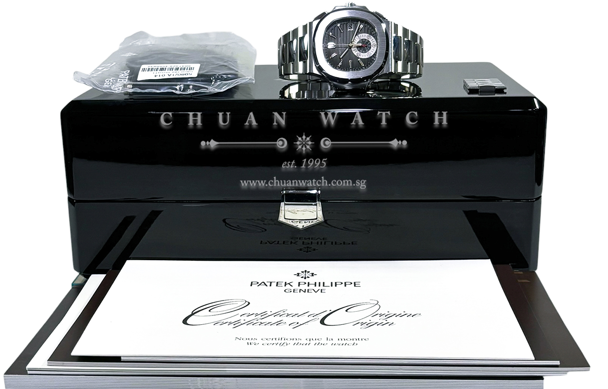 Patek Philippe Nautilus Flyback Chronograph Steel 40.5mm 5980/1A-014 Black - Discontinued - Image 2