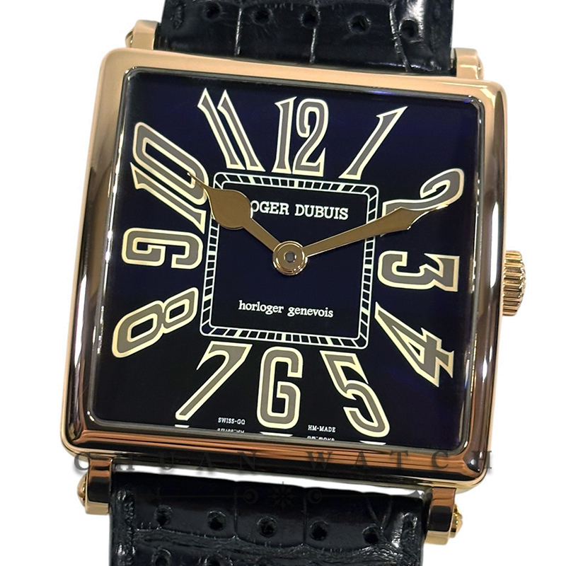 Roger Dubuis Golden Square Rose Gold 43mm G43-14-5 Black Arabic (Limited Edition of 28 Pieces Only)