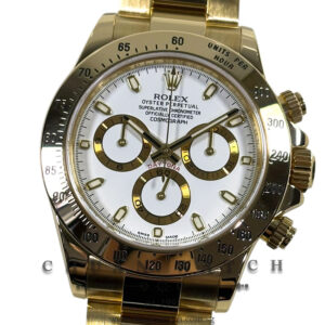 Rolex Cosmograph Daytona Yellow Gold 116528 White Index - Discontinued