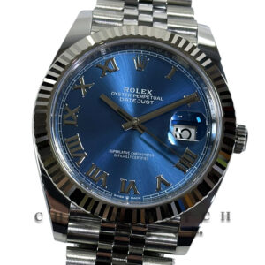 Rolex DateJust 41 Jubilee 126334 Azzurro Blue Roman - Discontinued