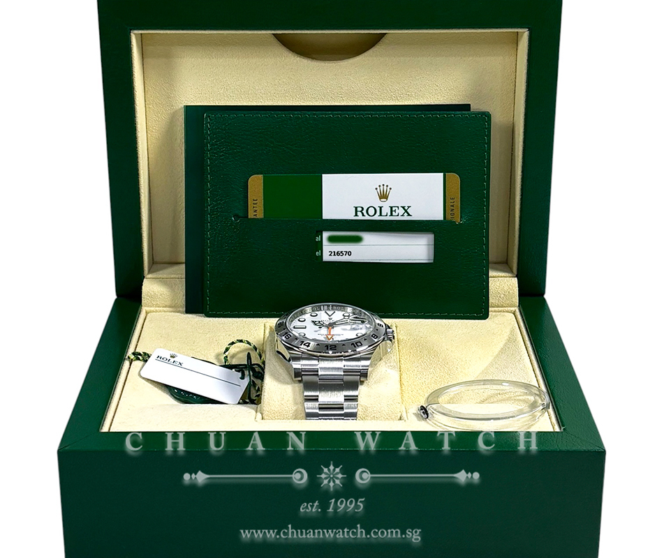 Rolex Explorer II 42mm 216570 'Polar' White - Discontinued - Image 2