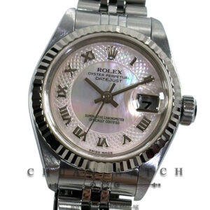 Rolex Ladies' DateJust Jubilee 26mm 79174 Pink MOP Guilloche Roman - Discontinued