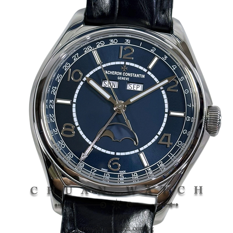 Vacheron Constantin Fiftysix Complete Calendar MoonPhase Steel 40mm 4000E Blue - Discontinued