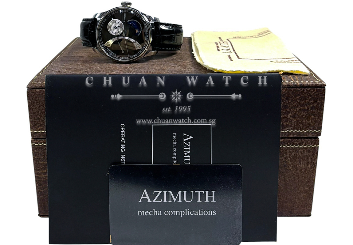 Azimuth 'RMDN' Retrograde Minutes Day/Night Black MOP 42mm - Discontinued - Image 2