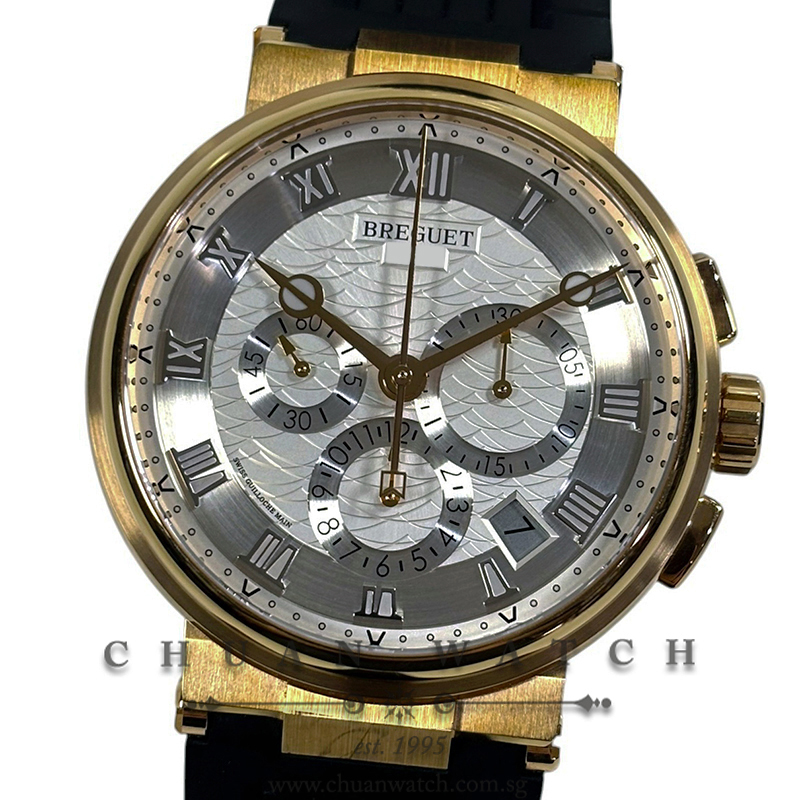 Breguet Marine Chronograph Rose Gold 42.3mm 5527BR/12/5WV