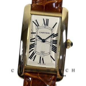 Cartier Tank Americaine Large Automatic Yellow Gold 45mm W2603156 - Discontinued