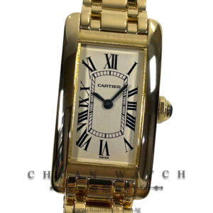 Cartier Tank Americaine Small Quartz Yellow Gold 35mm W26015K2 - Discontinued