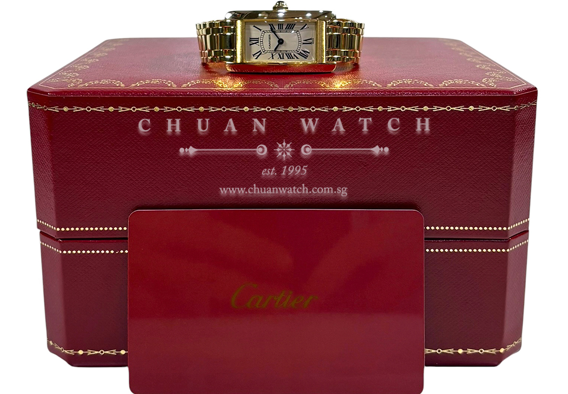 Cartier Tank Americaine Small Quartz Yellow Gold 35mm W26015K2 - Discontinued - Image 2