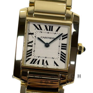 Cartier Tank Francaise Medium Quartz Yellow Gold 25mm W50003N2 - Discontinued
