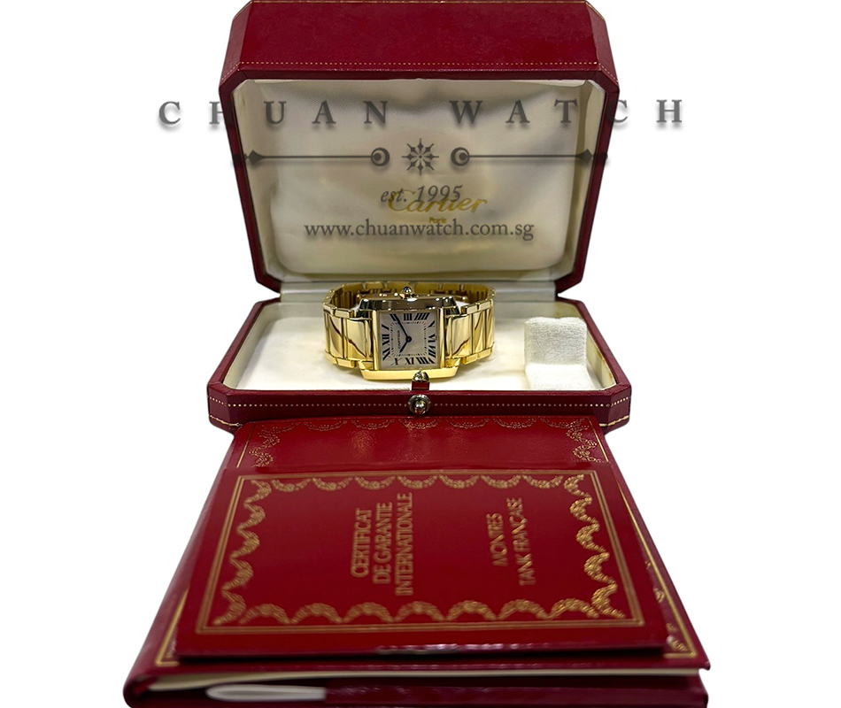 Cartier Tank Francaise Medium Quartz Yellow Gold 25mm W50003N2 - Discontinued - Image 2