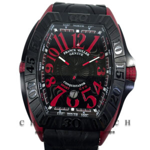 Franck Muller Conquistador Grand Prix Red Ergal 9900 SC DT GPG TT NR ERG Black - Discontinued