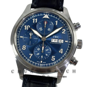 IWC Pilot's Watch Spitfire Chronograph 'Laureus Edition' Blue 42mm IW371712  (Limited Edition of 2500 Pieces Only)