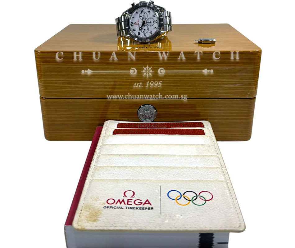 Omega Speedmaster 'Broad Arrow' Olympic Games Collection Co-Axial Chronograph 42mm 321.10.42.50.04.001 - Discontinued - Image 2