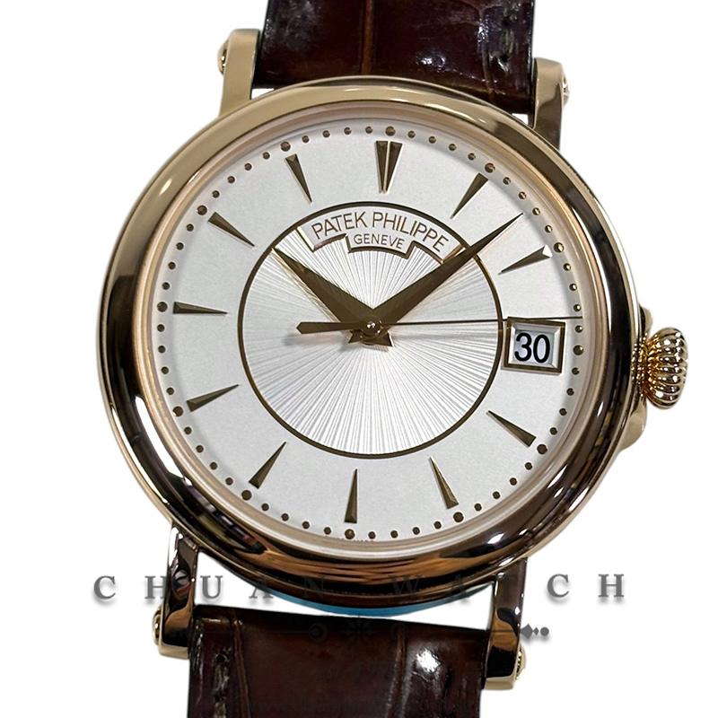 Patek Philippe Calatrava Automatic Date Rose Gold 38mm 5153R-001 Silver - Discontinued