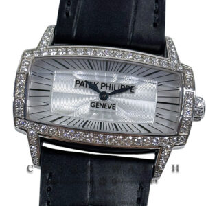 Patek Philippe Gondolo Gemma Quartz White Gold Diamonds 37mm 4981G-001 White MOP - Discontinued
