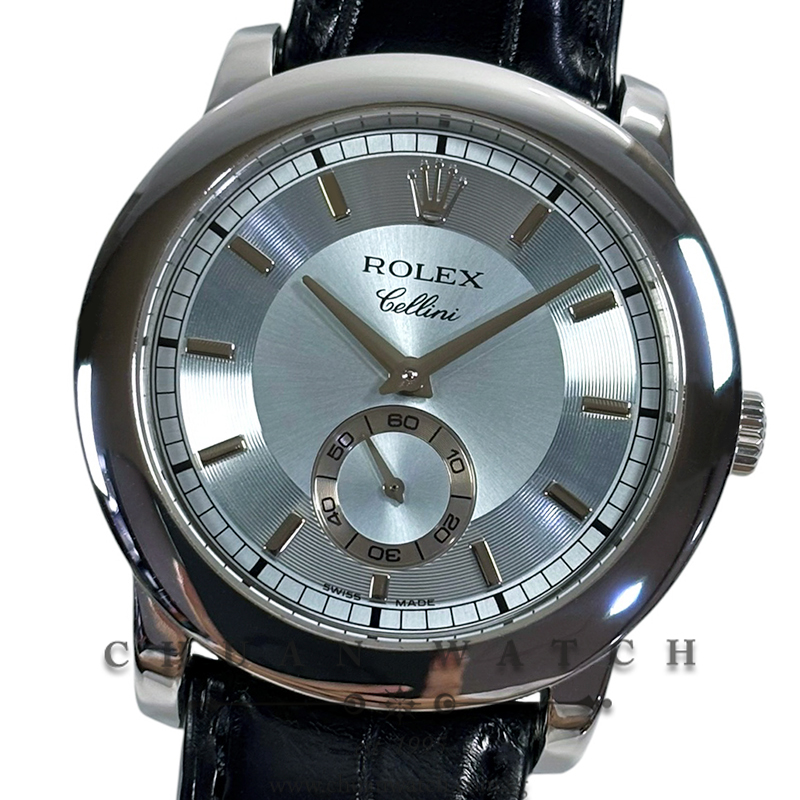 Rolex Cellini 'Cellinium' Platinum 38mm 5241/6 Ice-Blue Index - Discontinued
