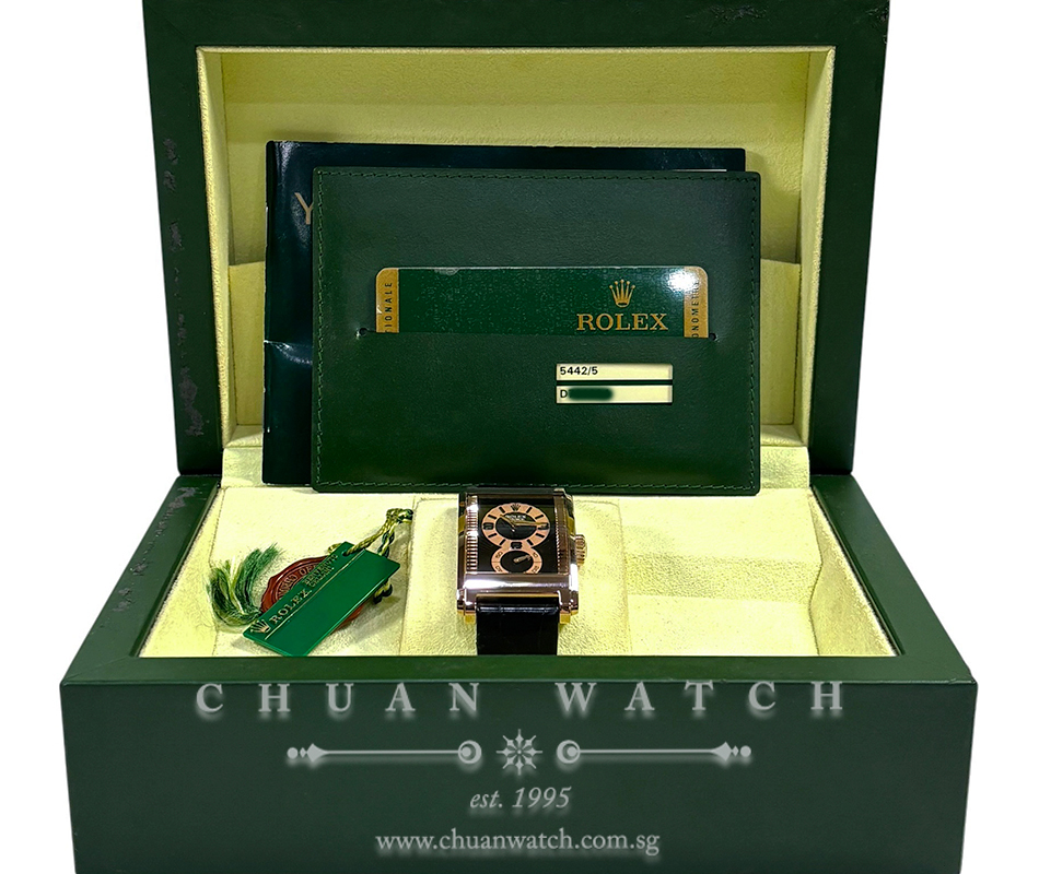 Rolex Cellini Prince Everose 45mm 5442/5 Black-Pink Arabic 3.6.9. - Discontinued - Image 2