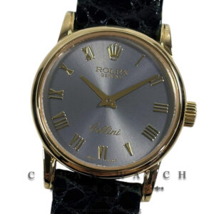 Rolex Cellini Yellow Gold Quartz 25mm 6111/8 Slate Roman - Discontinued