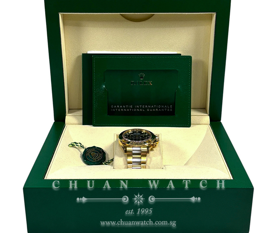 Rolex Cosmograph Daytona Yellow Gold 'John Mayer' 116508 Green Index - Discontinued - Image 2