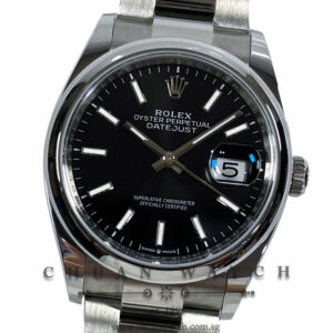 Rolex DateJust 36 126200 Black Index