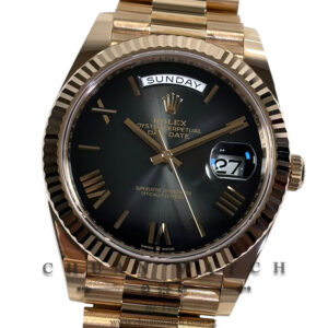 Rolex Day-Date 40 President Everose 228235 Slate Ombre Roman