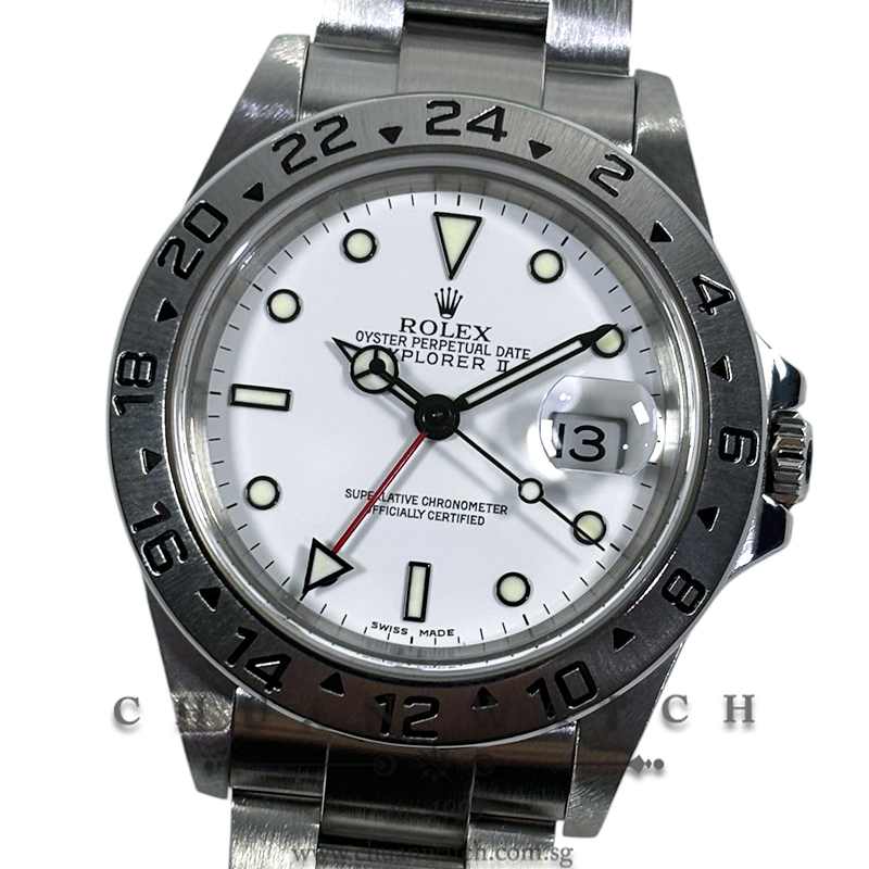 Rolex Explorer II 40mm 16570 'Polar' White - Discontinued