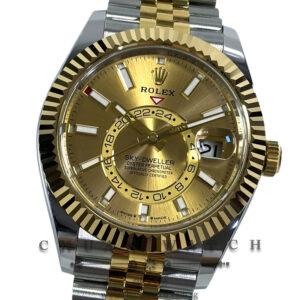 Rolex Sky-Dweller Jubilee Two-Tone 42mm 336933 Champagne