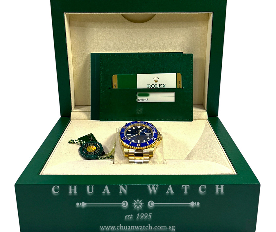 Rolex Submariner Date Yellow Gold 116618LB Blue - Discontinued - Image 2