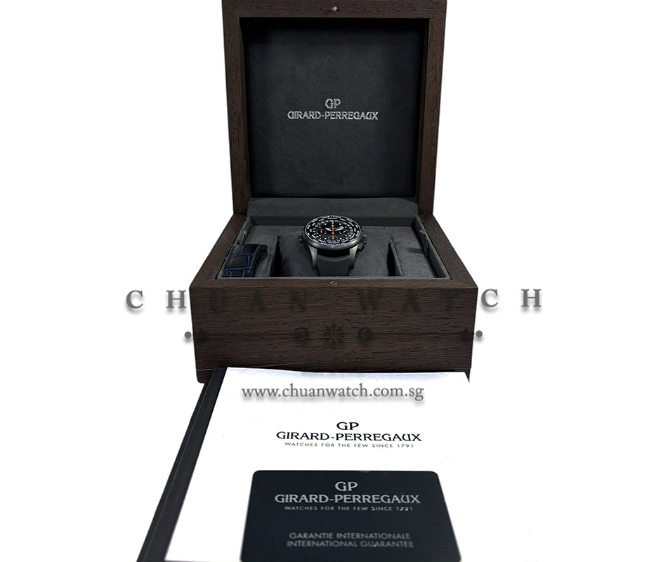 Girard-Perregaux WW.TC Financial World Time Chronograph 'Sincere Edition' DLC-Titanium 43mm 49805  (Limited Edition of 28 Pieces Only) - Image 2