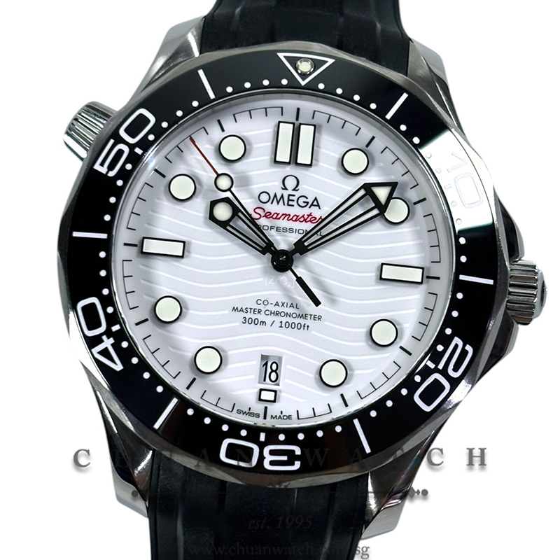 Omega Seamaster Diver 300M Co-Axial Master Chronometer 42mm 210.32.42.20.04.001 White