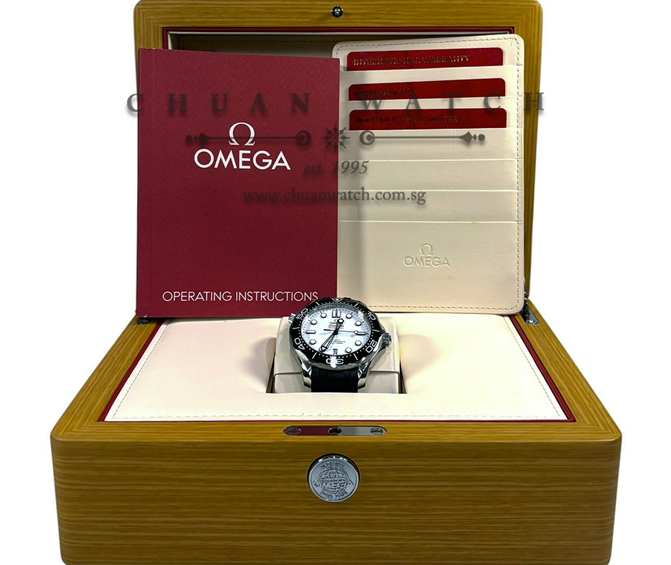 Omega Seamaster Diver 300M Co-Axial Master Chronometer 42mm 210.32.42.20.04.001 White - Image 2