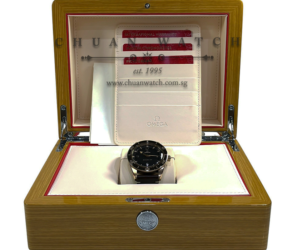 Omega Seamaster 300 Co-Axial Master Chronometer Bronze Gold 41mm 234.92.41.21.10.001 Brown - Image 2