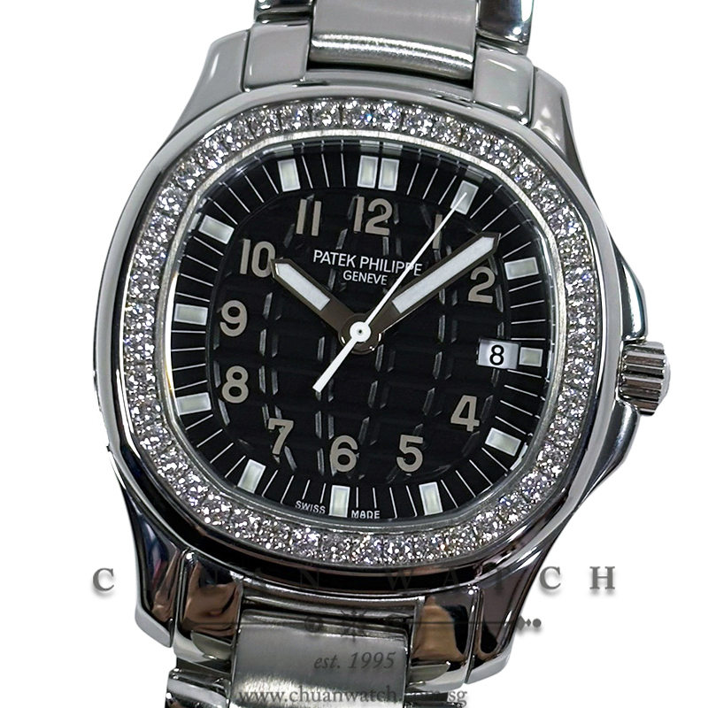 Patek Philippe Aquanaut Luce Quartz Steel 35.2mm 5087/1A-001 Black - Discontinued