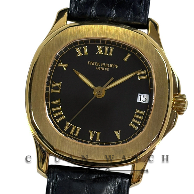Patek Philippe Aquanaut Yellow Gold 35.6mm 5060 Black - Discontinued