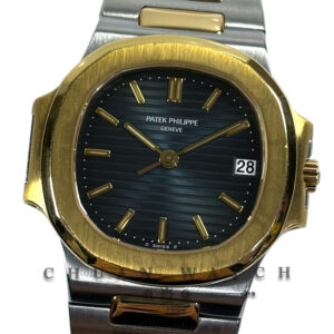 Patek Philippe Nautilus Two-Tone 37.5mm 3800/001 Blue 'Sigma' Tritium - Discontinued