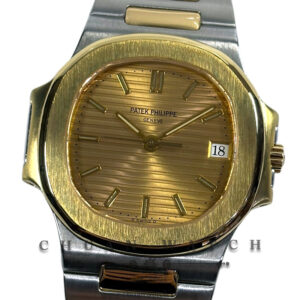 Patek Philippe Nautilus Two-Tone 37.5mm 3800/001 Champagne 'Sigma' Tritium - Discontinued