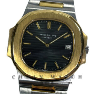Patek Philippe Vintage Nautilus 'Jumbo' Two-Tone 42mm 3700/11 Blue 'Sigma' Tritium - Discontinued