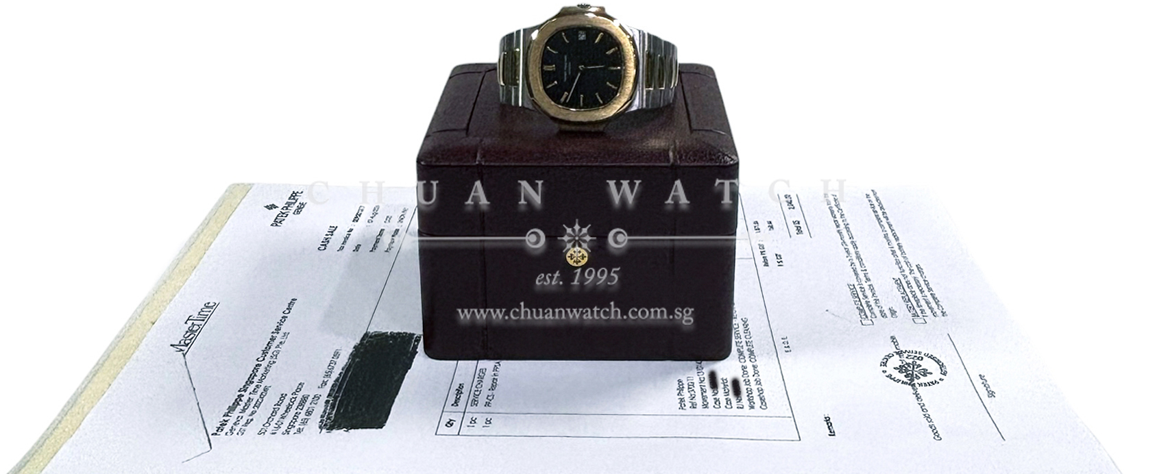 Patek Philippe Vintage Nautilus 'Jumbo' Two-Tone 42mm 3700/11 Blue 'Sigma' Tritium - Discontinued - Image 2