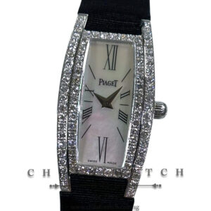 Piaget Limelight Quartz White Gold Diamonds 34mm G0A27063 White MOP Roman - Discontinued