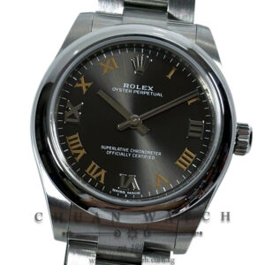 Rolex Boys' Oyster Perpetual 31mm 177200 Dark Grey Roman - Discontinued